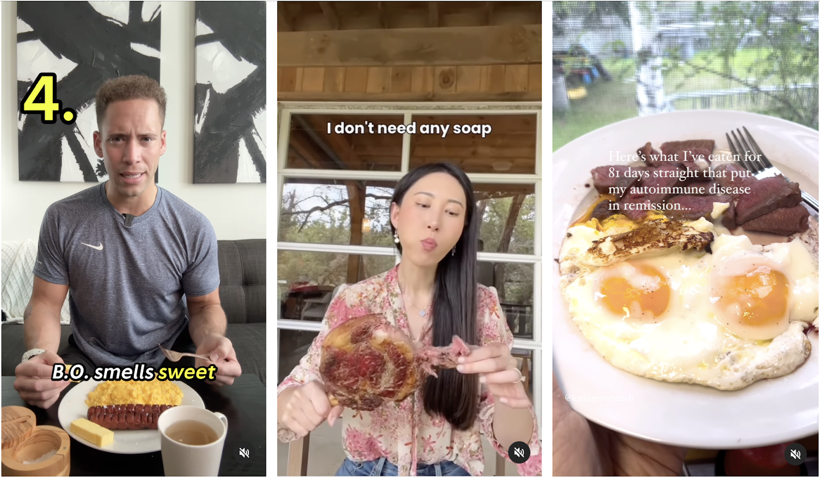 Influeners with a lot of meat