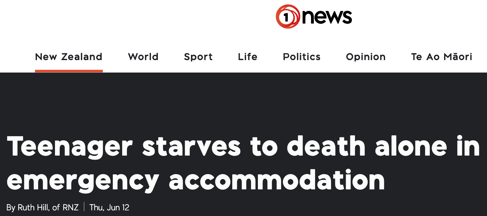 Headline on OneNews