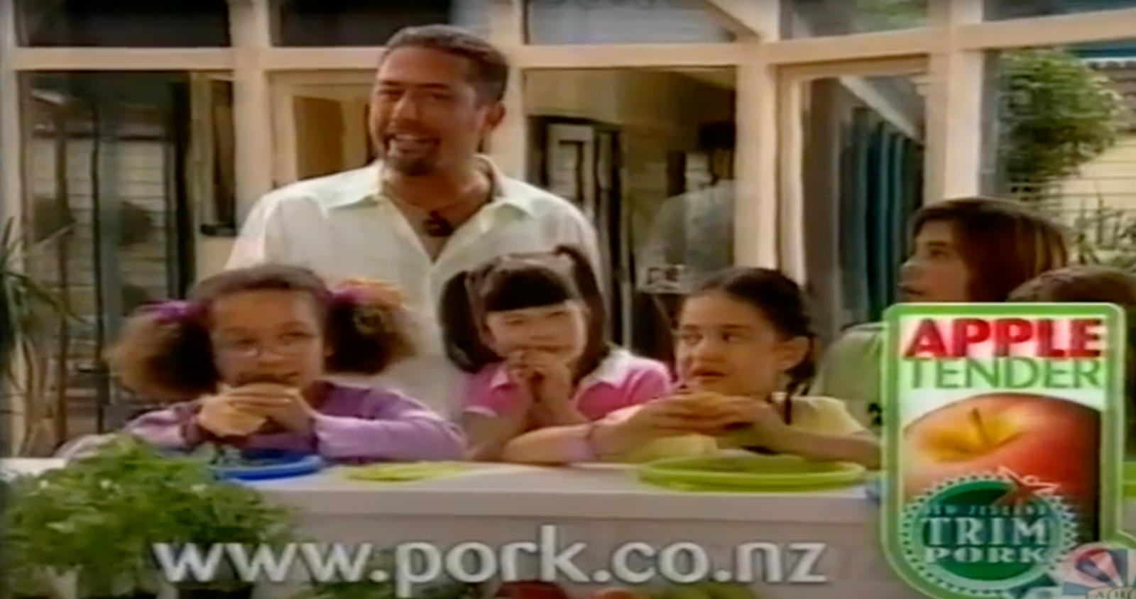Mike King in a pork ad