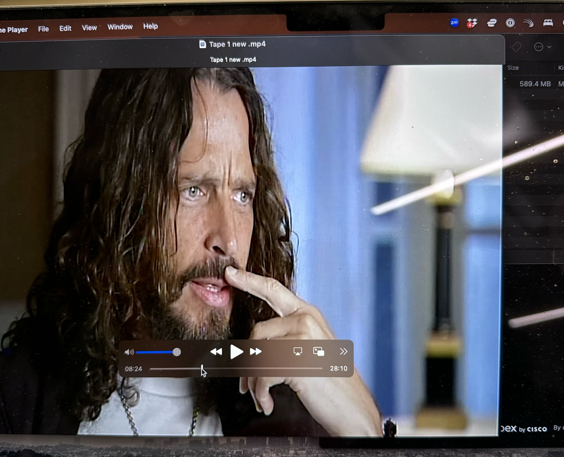Chris Cornell talking to me