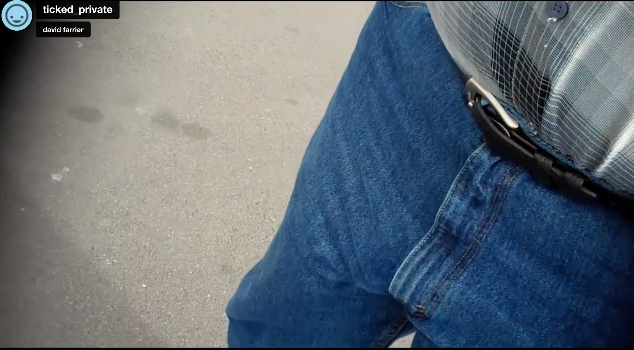 Kevin's groin!