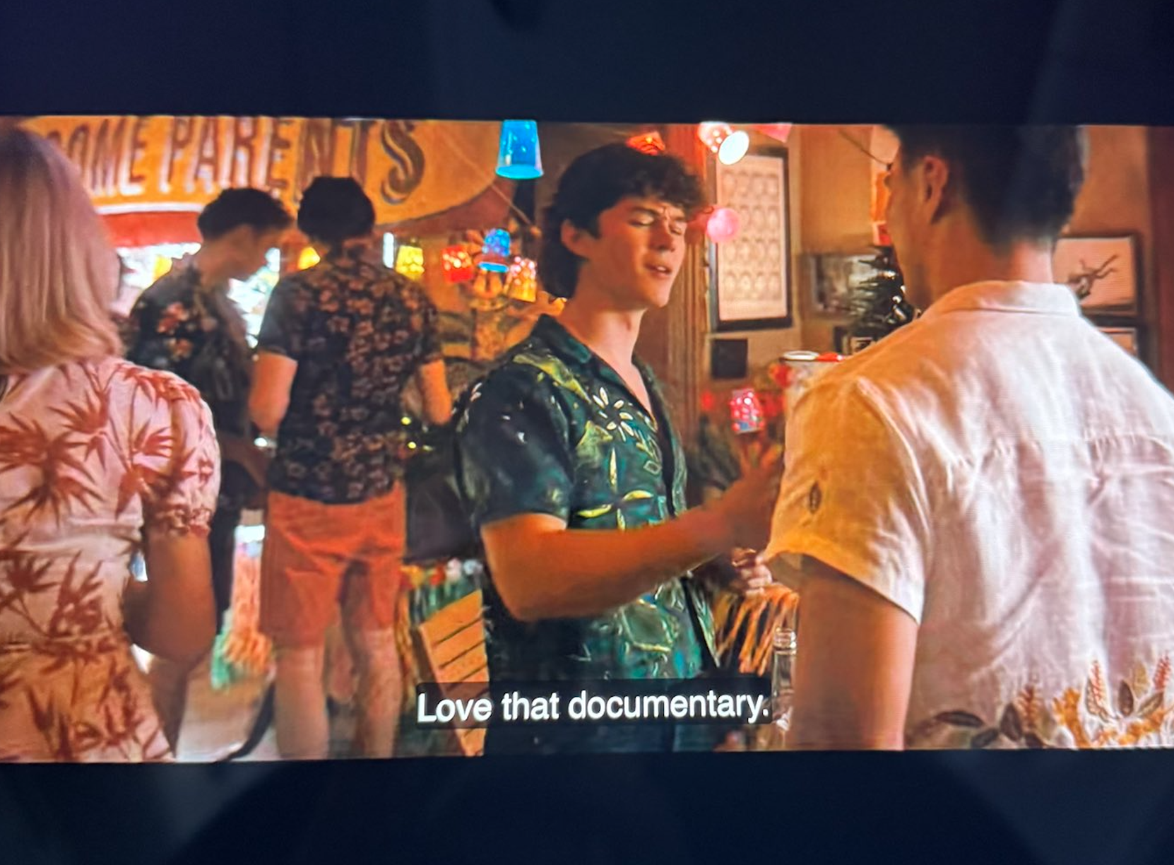 "Love that documentary"