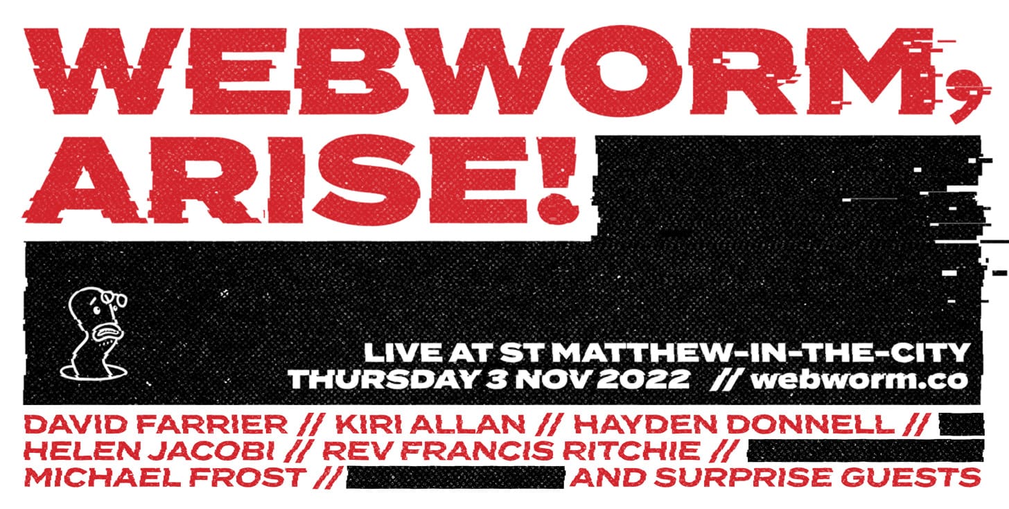 the Webworm, Arise! logo