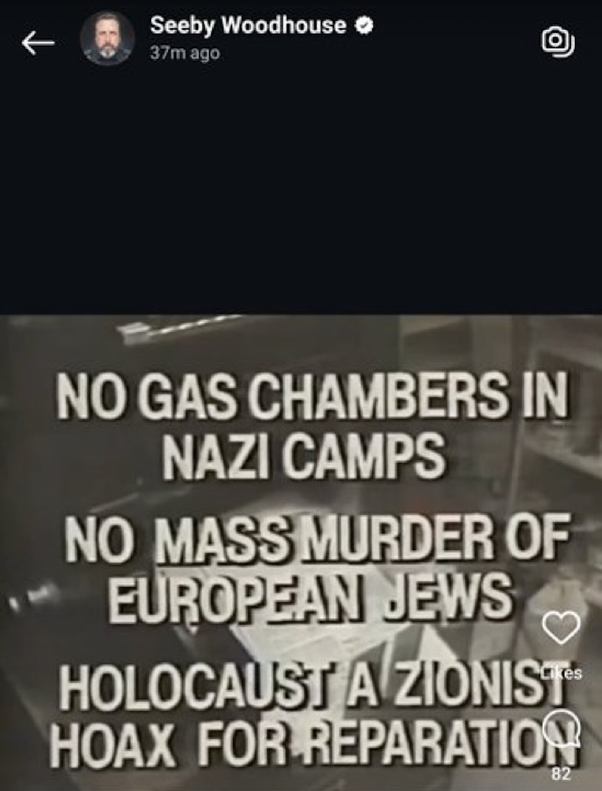 Seeby story denying the holocaust