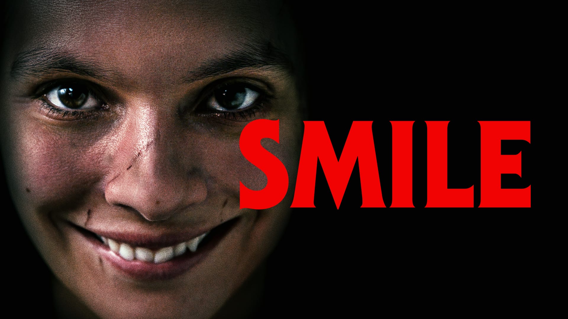 The promo image for horror film SMILE