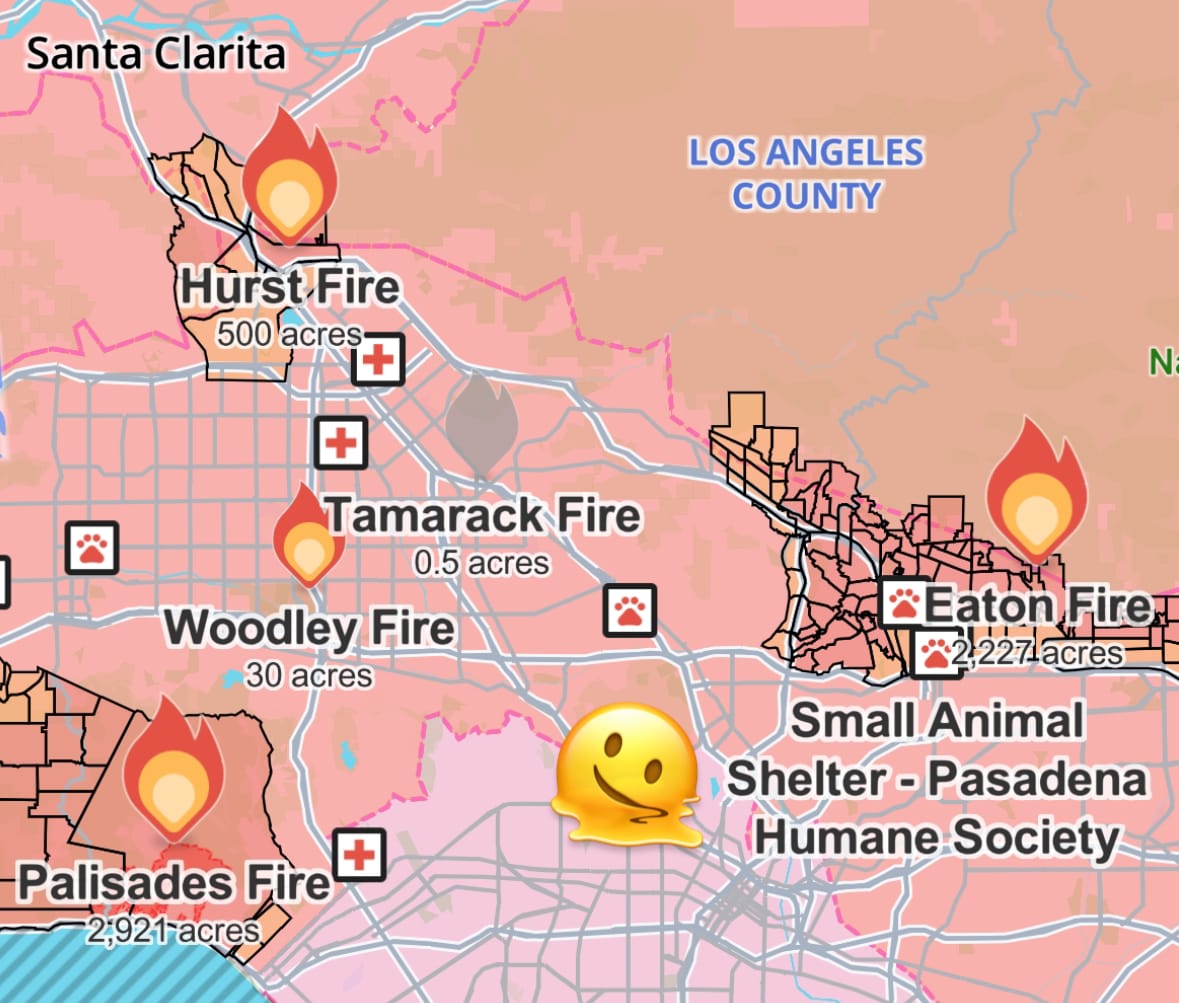 Me in between all the fires