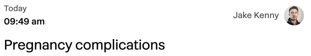 Pregnancy complications