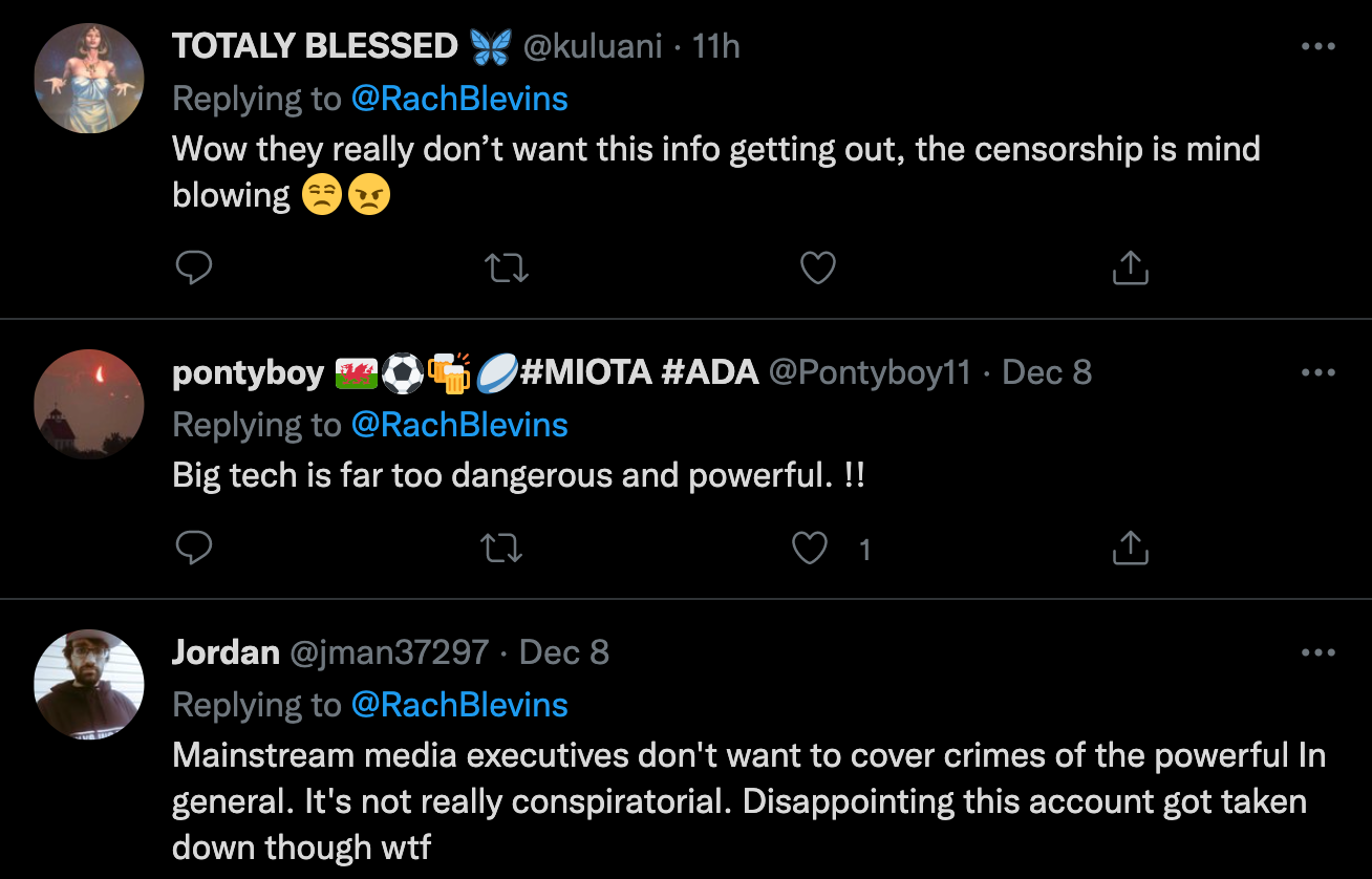 "Big tech is far too dangerous and powerful!"