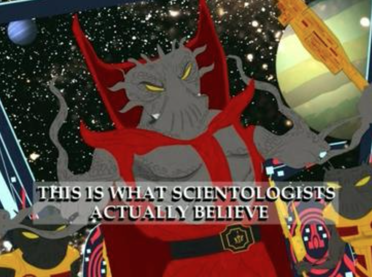 Xenu in South Park portrail