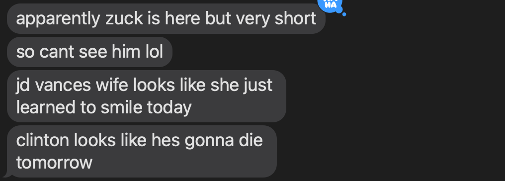 "clinton looks like hes gonna die tomorrow"