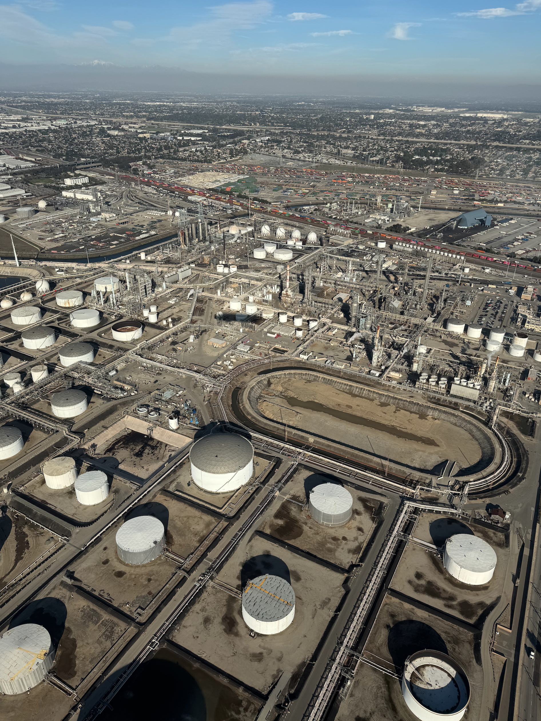 A view of LA from above