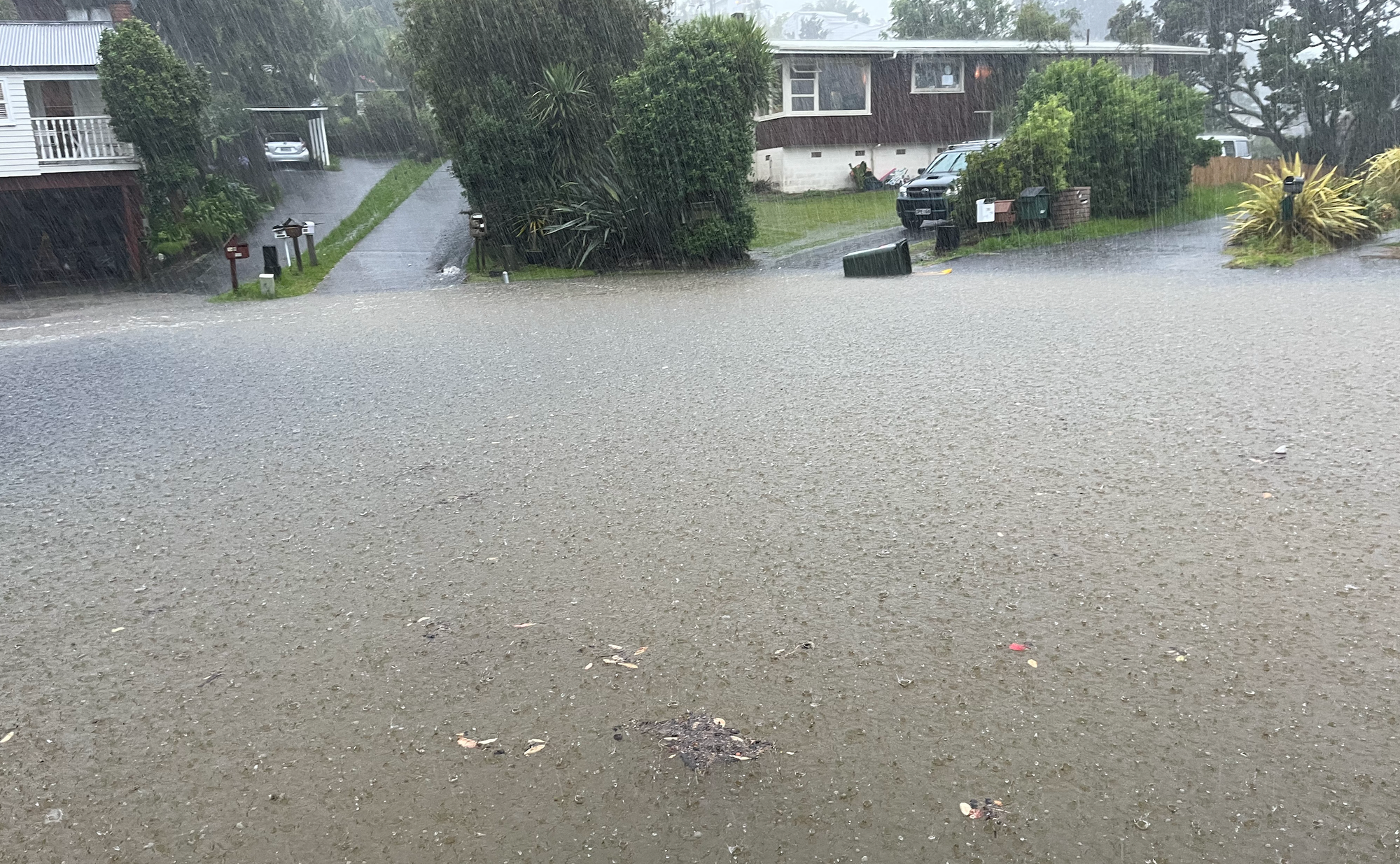 Culd-e-sac under water