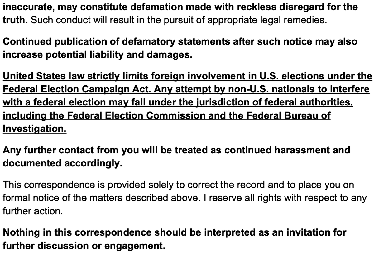The Legal Threats