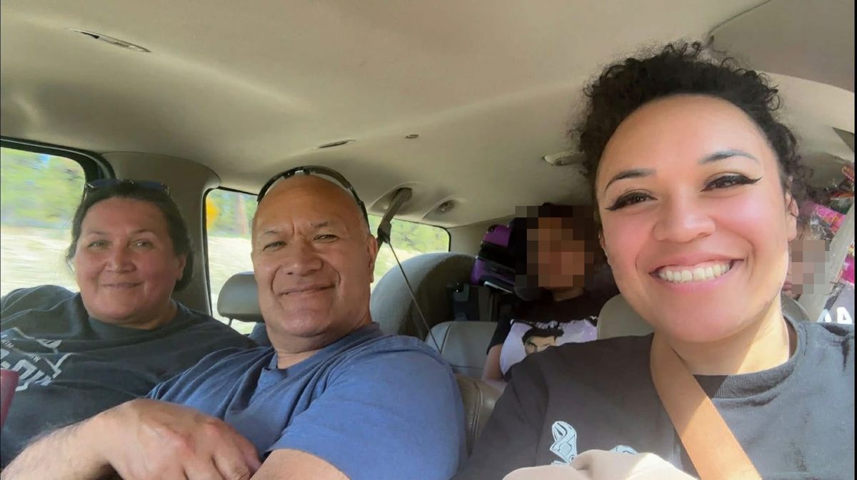 Far left: Betty. Far right: Her daughter, Everlee - currently detained by ICE