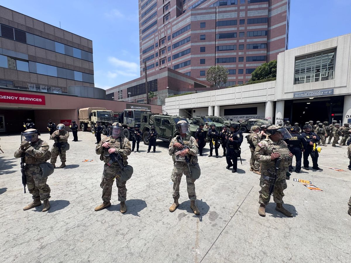 The National Guard is in LA