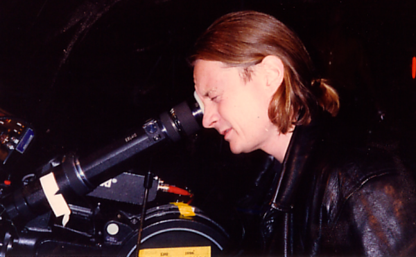 Simon Maxwell filming a NIN gig in 1994 at Maddison Square Garden in New York.