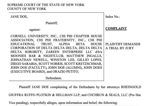 The lawsuit