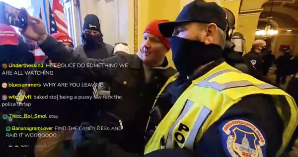 A terrorist group storms the US Senate