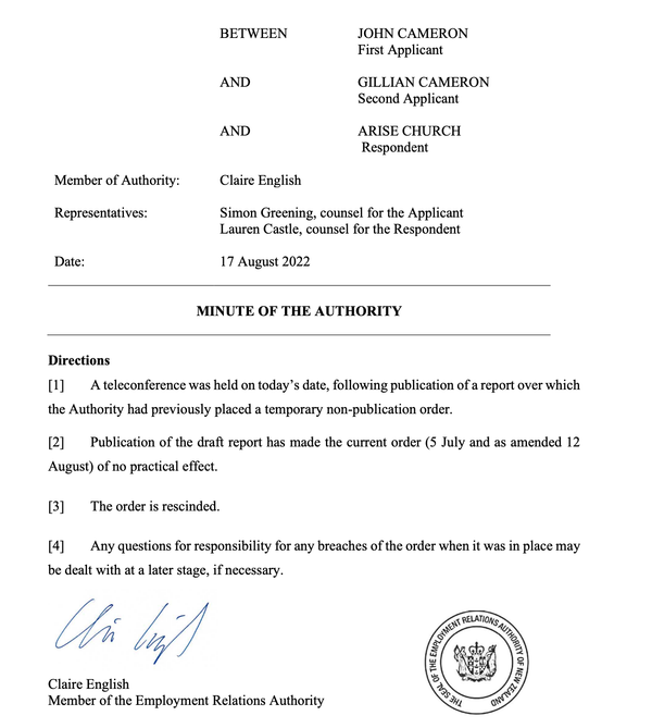 4.15pm: "The order is rescinded"