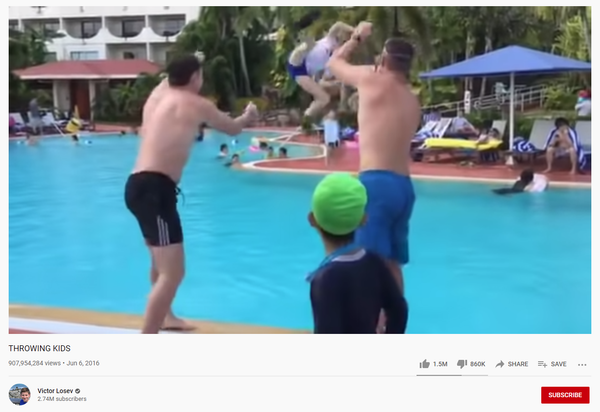 THROWING KIDS: a YouTube mystery