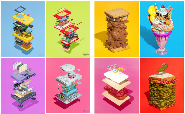 "I sold a 450 frame, 7 and a half second looping video of a floating game console for $8000"