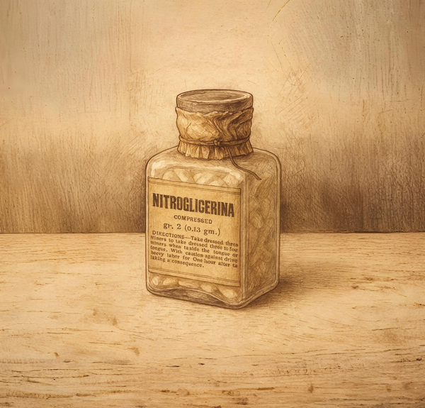 Нітрогліцерин: вибухівка, Нобель, засіб №1 від стенокардії та Нобелівська премія з запізненням