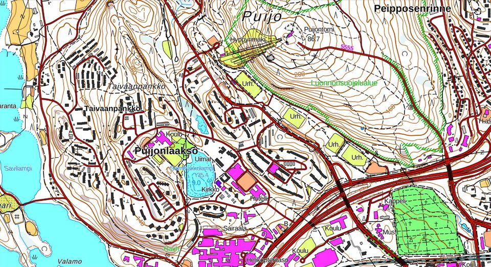 Maastokarttojen seliteteksteihin muutoksia keväällä 2025