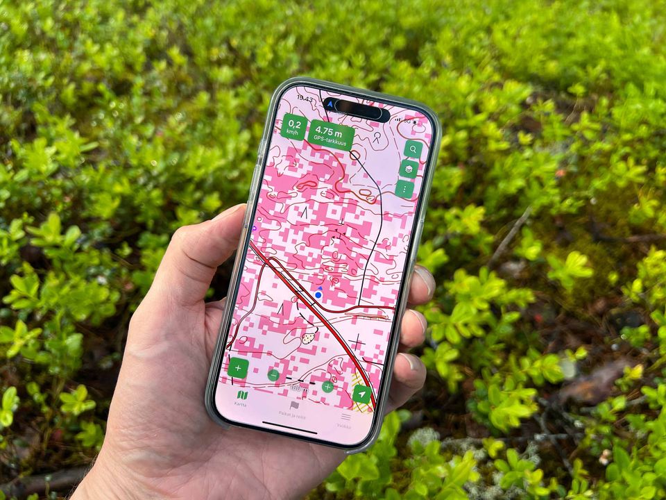 Fiilistele tulevia puolukkaretkiä uudella ilmaisella puolukkakartalla