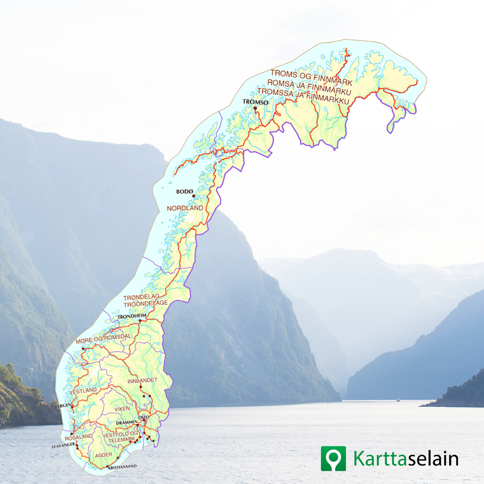 Löydä parhaat kalapaikat Norjasta
