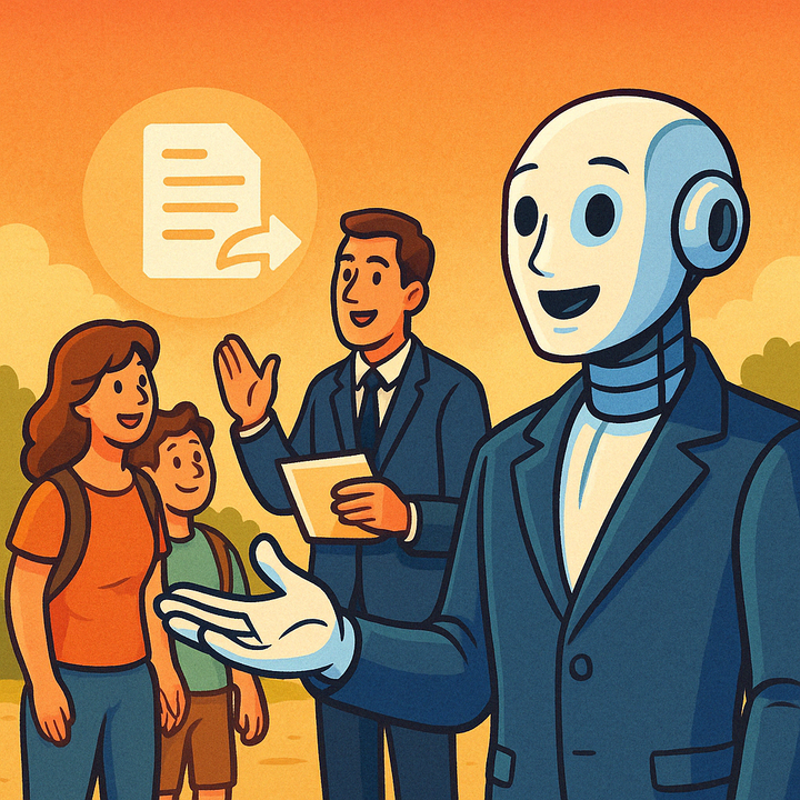 Is AI ready to create, choose, and tell stories better than a human tour guide?