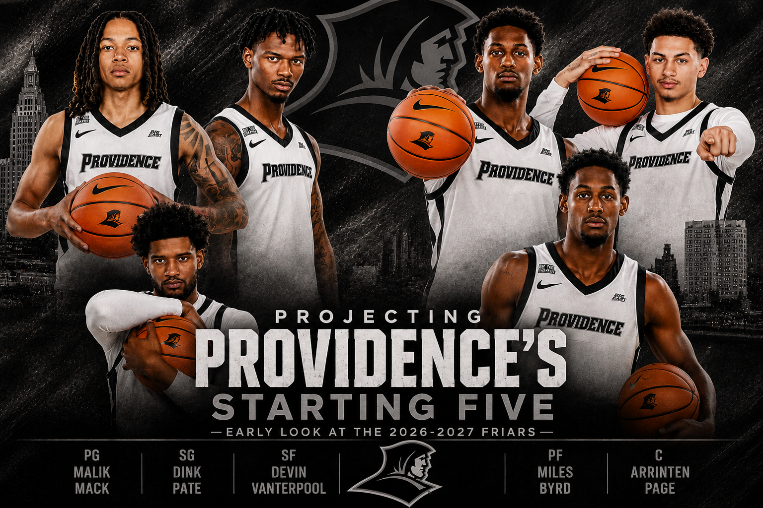 Projecting Bryan Hodgson's First Starting Five at Providence