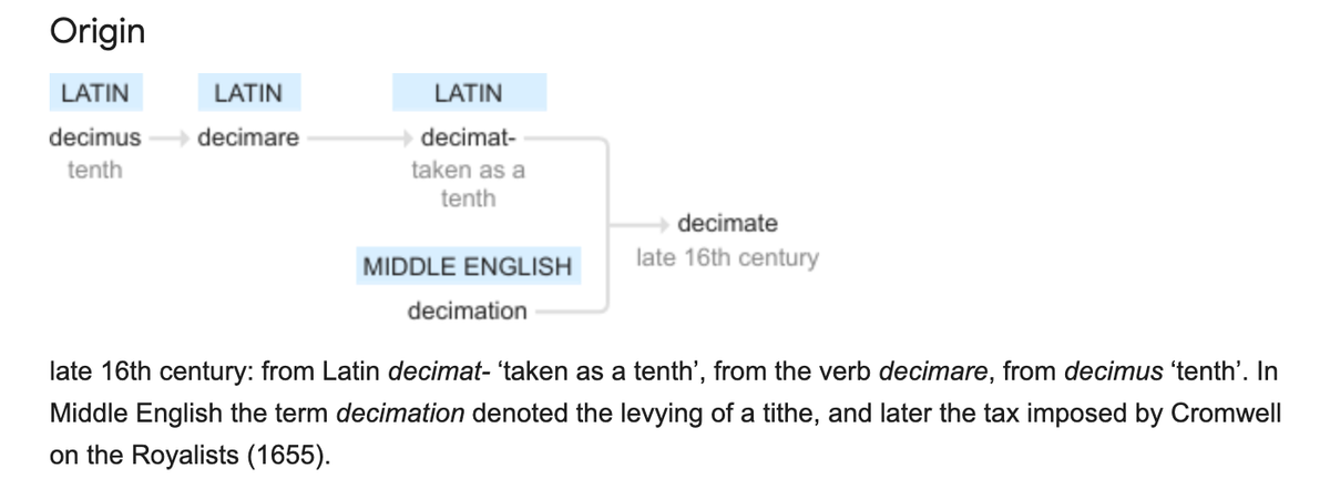 Wellington decimated - or was it?