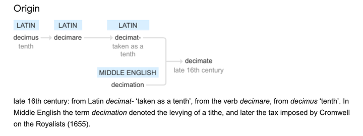 Wellington decimated - or was it?