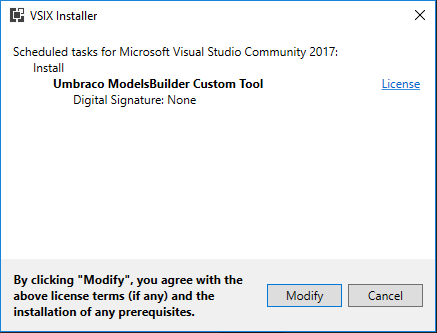 VSIX Installer