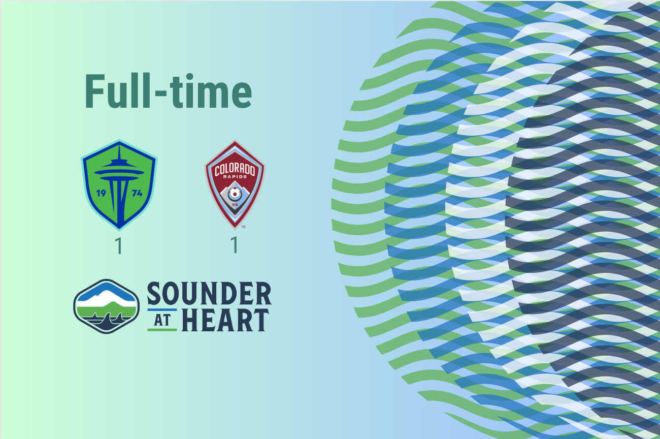 Sounders vs. Rapids: Gamethread