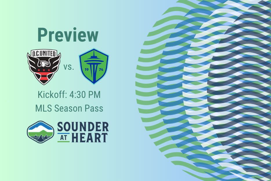 D.C. United vs. Sounders Gamethread