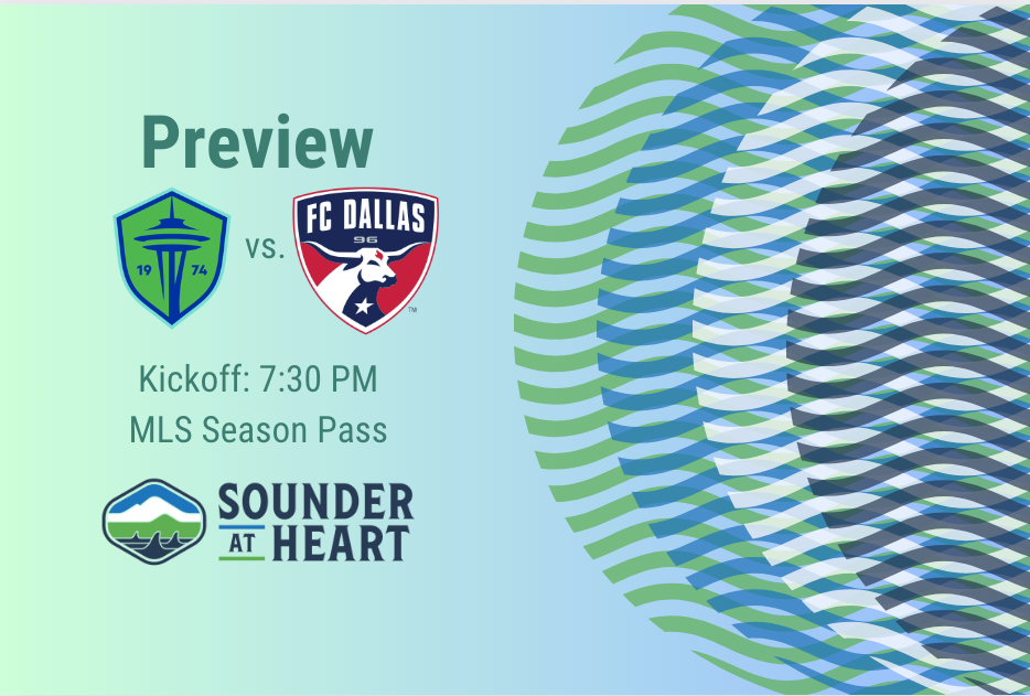 Sounders vs. FC Dallas, streaming: Gamethread