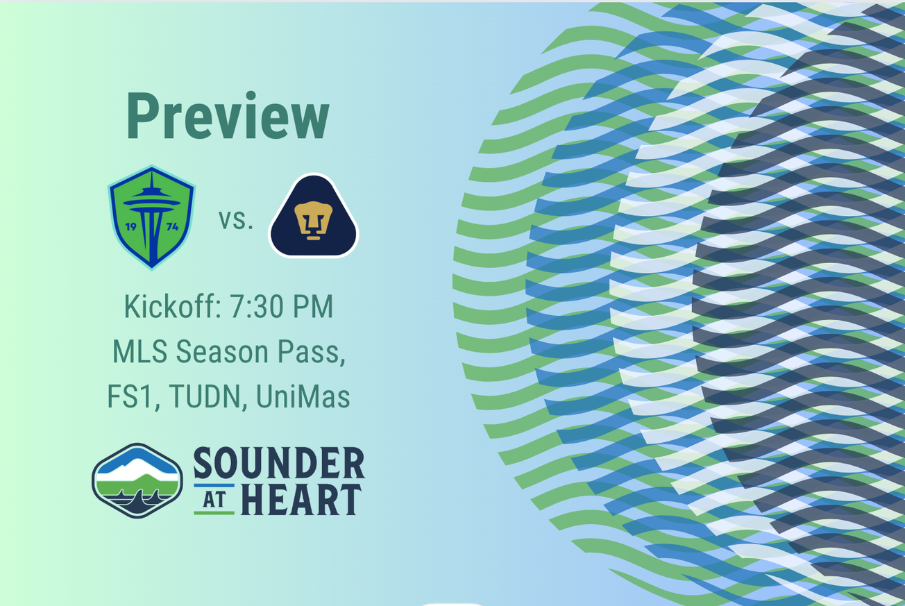 Sounders vs. Pumas UNAM: Gamethread