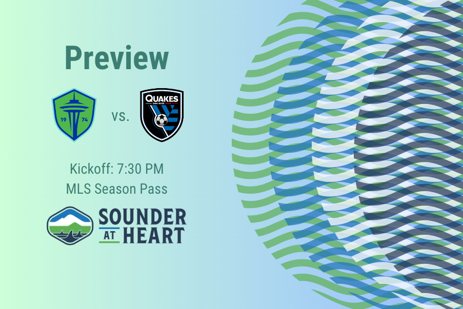 Sounders vs. Earthquakes: Gamethread