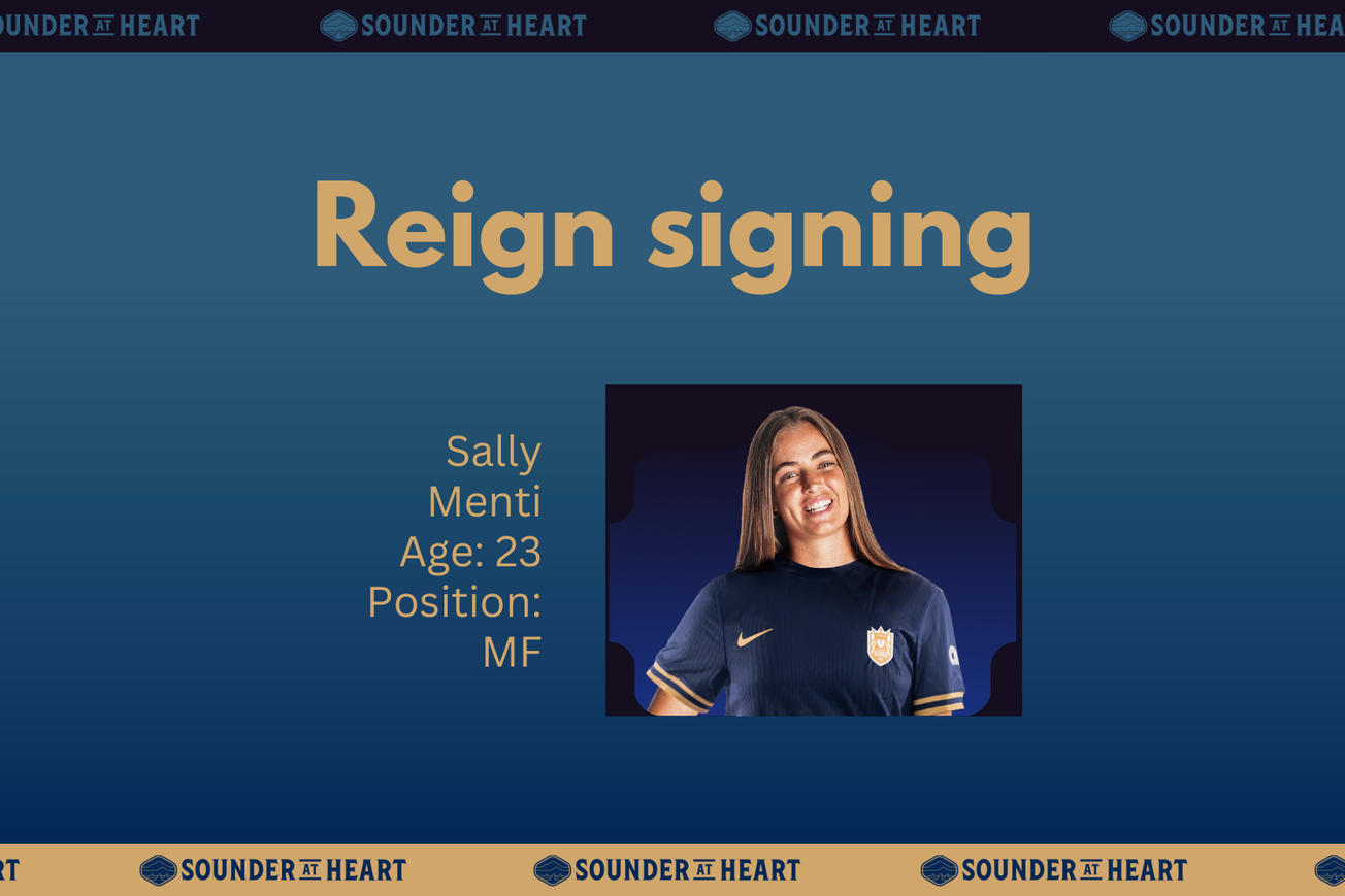 Reign sign midfielder Sally Menti to short-term contract
