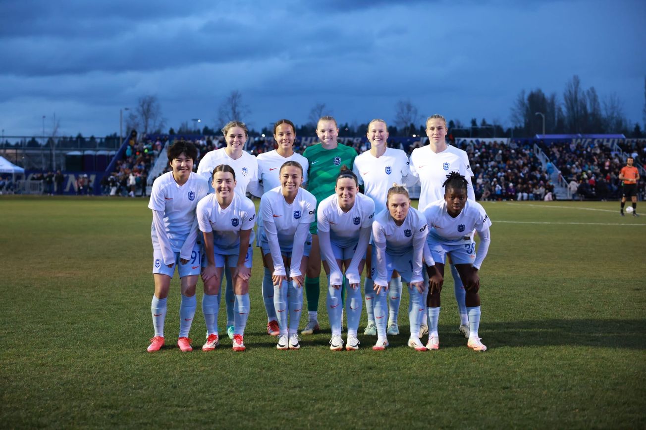 Starting lineup for Seattle Reign against UW Huskies on March 8, 2025.