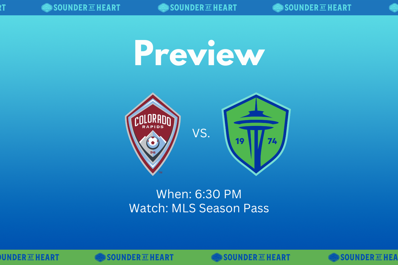 Rapids vs. Sounders: Gamethread
