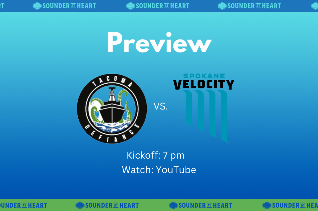 Tacoma Defiance vs. Spokane Velocity: Gamethread