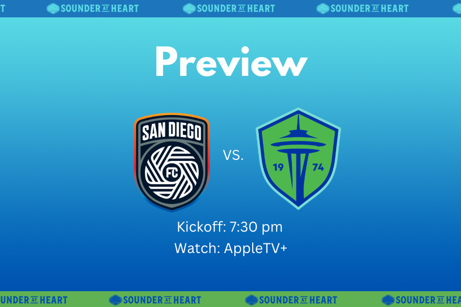 San Diego FC vs. Sounders: Gamethread