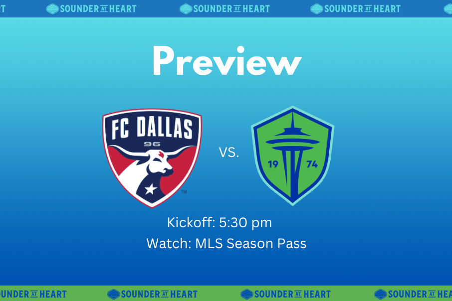 FC Dallas vs. Sounders: Gamethread