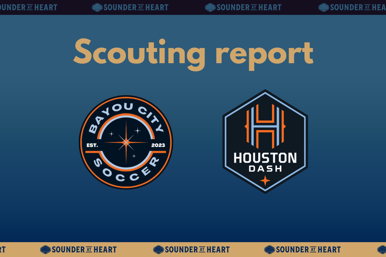 Houston Dash scouting report graphic.