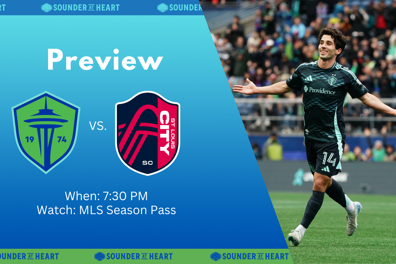 Sounders vs. St. Louis City: Gamethread