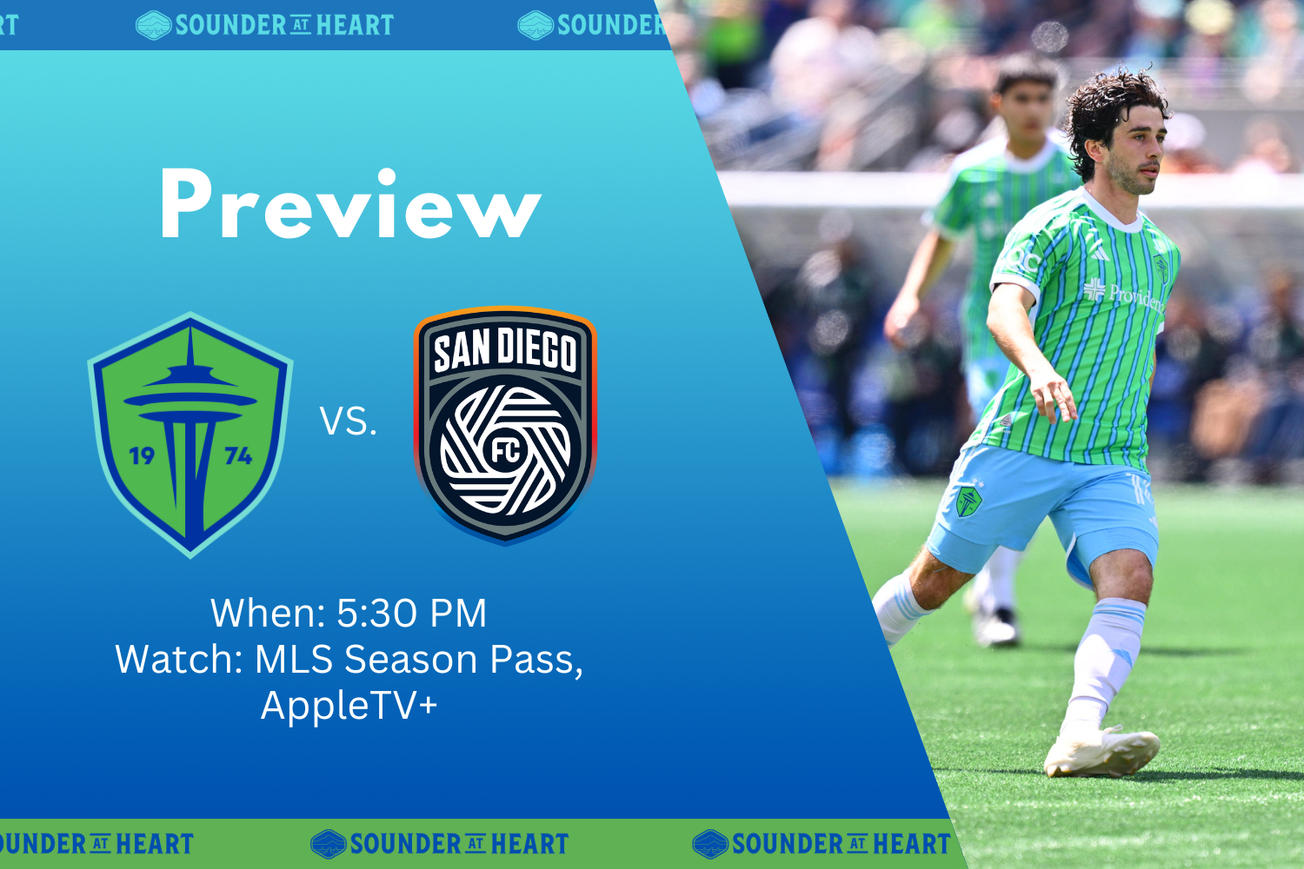 Sounders vs. San Diego FC: Gamethread