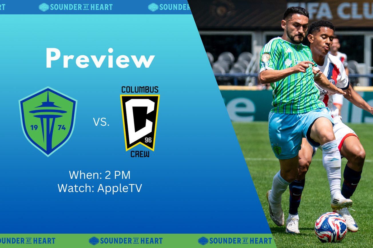 Sounders vs. Crew: Gamethread