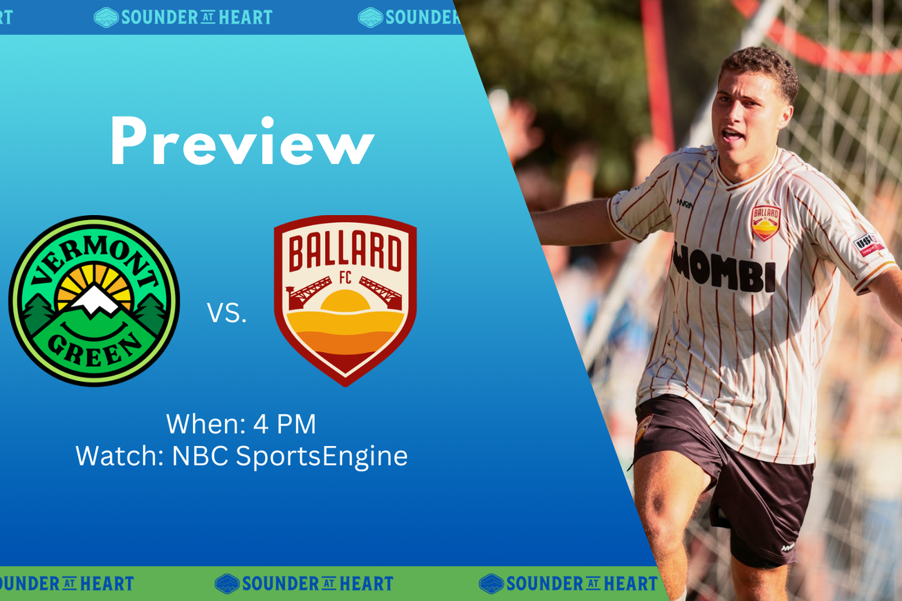 Vermont Green vs. Ballard FC: Gamethread